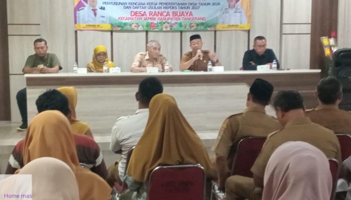Musrenbang Juga RKPDES 2026 Desa Ranca buaya Semoga Dapat Terselesaikan Dan Bermanfaat Bagi Masyarakat
