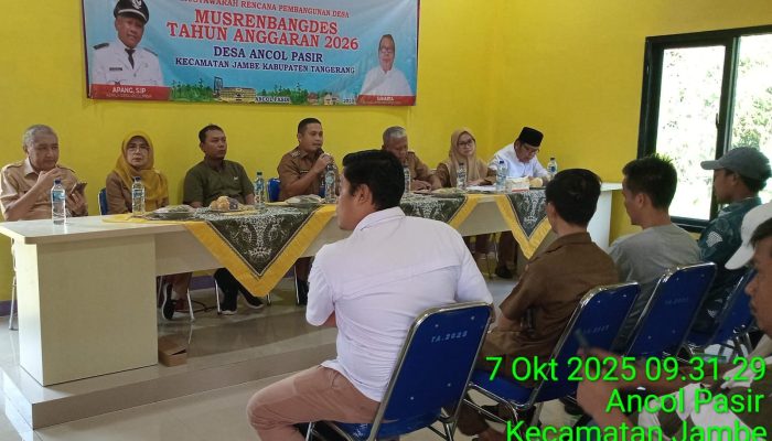 Musrenbang Juga RKPDES 2026 Desa Ancol Pasir Semoga Dapat Terselesaikan Dan Bermanfaat Bagi Masyarakat.