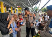 Pengamanan Humanis Embarkasi KM Kelud di Tanjung Priok Berjalan Aman dan Tertib